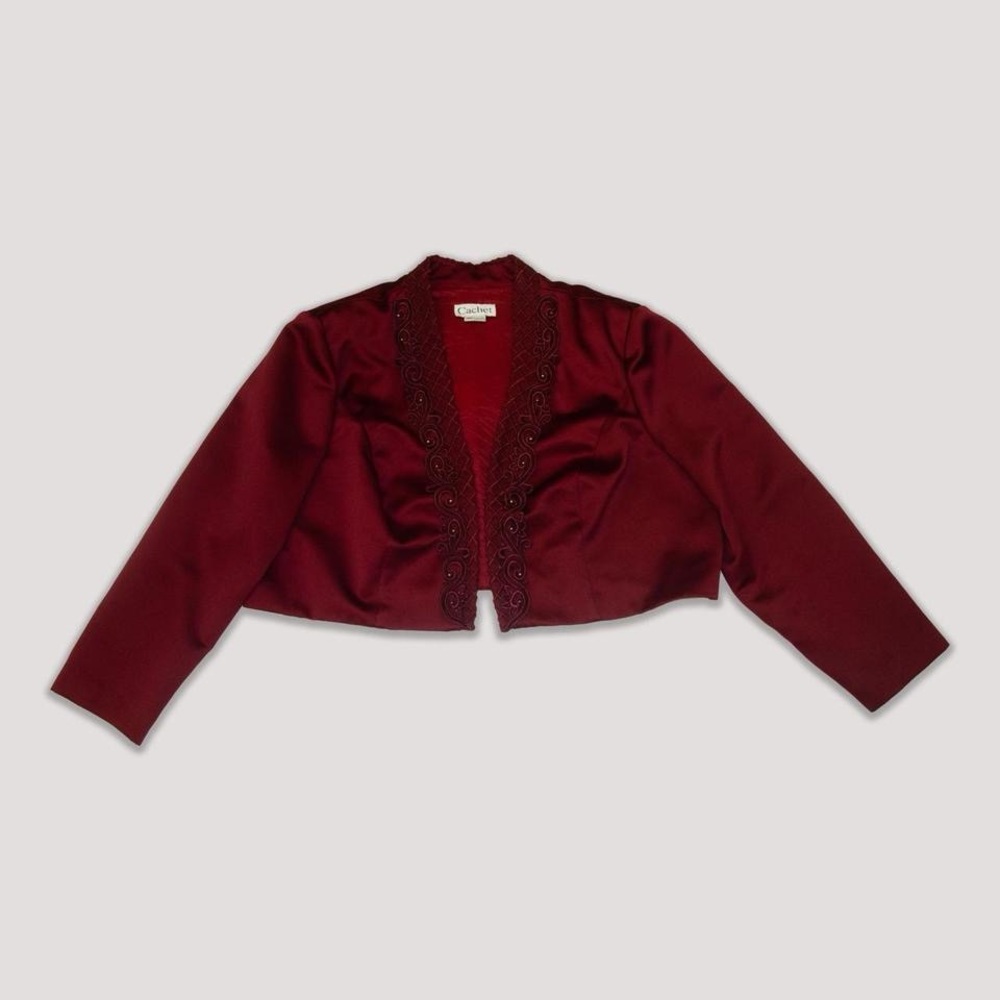 Vintage 80’s burgundy jacket